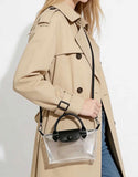 Jelly clear crossbody
