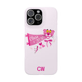 Personalized Class of 2030 Slim Phone Case - Pink Panther