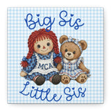 Big Sis Little Sis Canvas Wall Art — Ragdolls