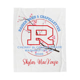 Cherry Blossom Parade Personalized Plush Blanket — Raider Band & Chapellettes 2026