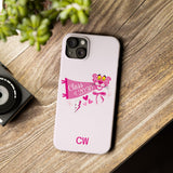 Personalized Class of 2030 Slim Phone Case - Pink Panther