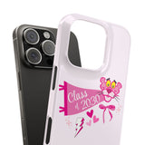 Personalized Class of 2030 Slim Phone Case - Pink Panther