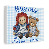 Big Sis Little Sis Canvas Wall Art — Ragdolls