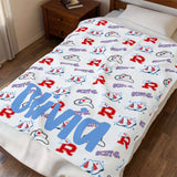 Personalized Chapellette Plush Blanket