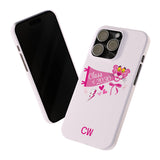 Personalized Class of 2030 Slim Phone Case - Pink Panther