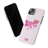 Personalized Class of 2030 Slim Phone Case - Pink Panther