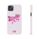 Personalized Class of 2030 Slim Phone Case - Pink Panther