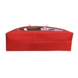 Hillburn Football Weekender Bag – Red Travel Duffle with Helmet Graphic