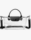 Jelly clear crossbody
