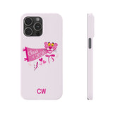 Personalized Class of 2030 Slim Phone Case - Pink Panther