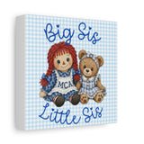 Big Sis Little Sis Canvas Wall Art — Ragdolls