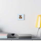Canvas Wall Art — Blue Gingham Teddy "Mount Carmel Class of 2031"