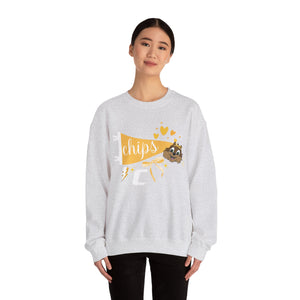 Chips Unisex Heavy Blend™ Crewneck Sweatshirt - Cozy Casual Style for Snack Lovers