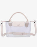 Jelly clear crossbody