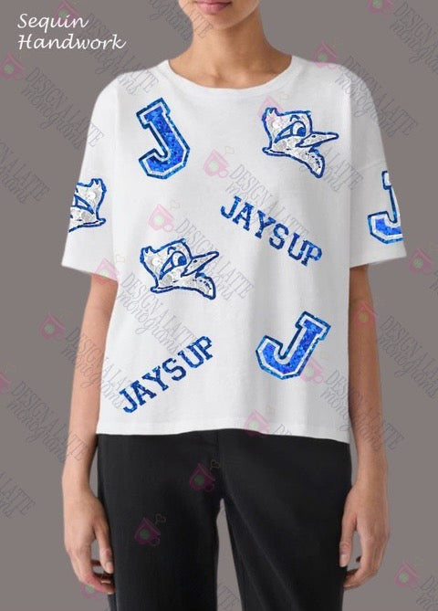 Jesuit Sequin School Spirit Top