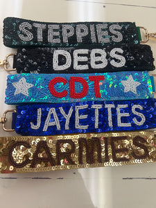 School Spirit Wristlets