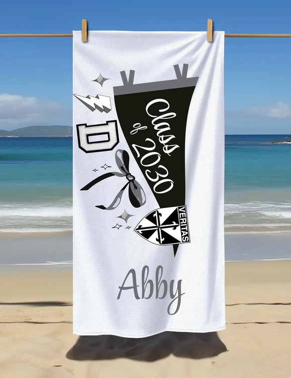 Class of 2030 Dominican Beach Towel