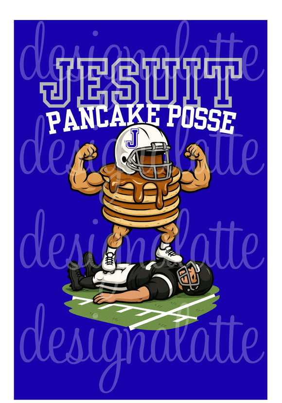 JESUIT FOOTBALL PANCAKE POWER tshirt