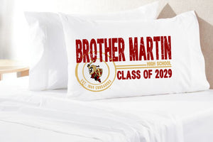 Class of 2029 Brother Martin pillowcase
