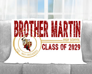 Class of 2029 Brother Martin Blanket