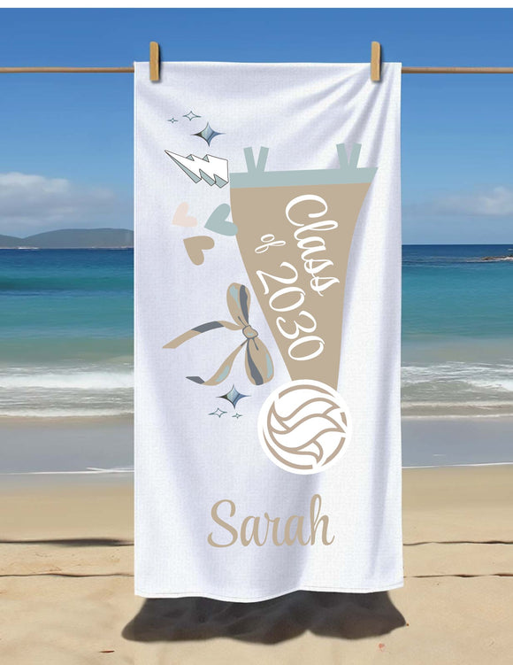 Class of 2030 Cabrini Beach Towel