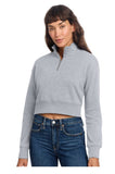 Crop Quarterzip Sweatshirt