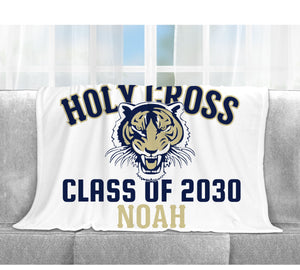 Class of 2030 Holy Cross Blanket