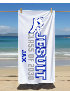 Class of 2030 Jesuit beach towel