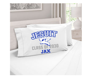 Class of 2030 Jesuit pillowcase