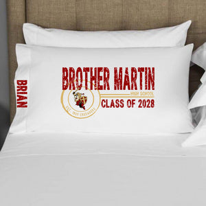 Class of 2028 Brother Martin pillowcase