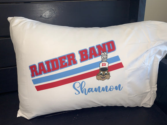 Raider Band Chippy pillowcase