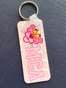 High school keychain (MCA pink Panther)
