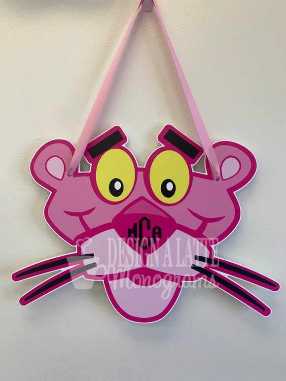 MCA Pink Panther door hanger