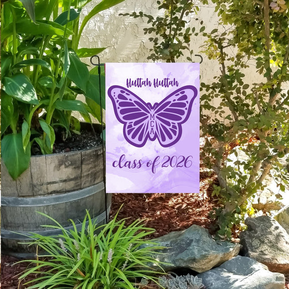 MCA c/o '26 garden flag butterfly
